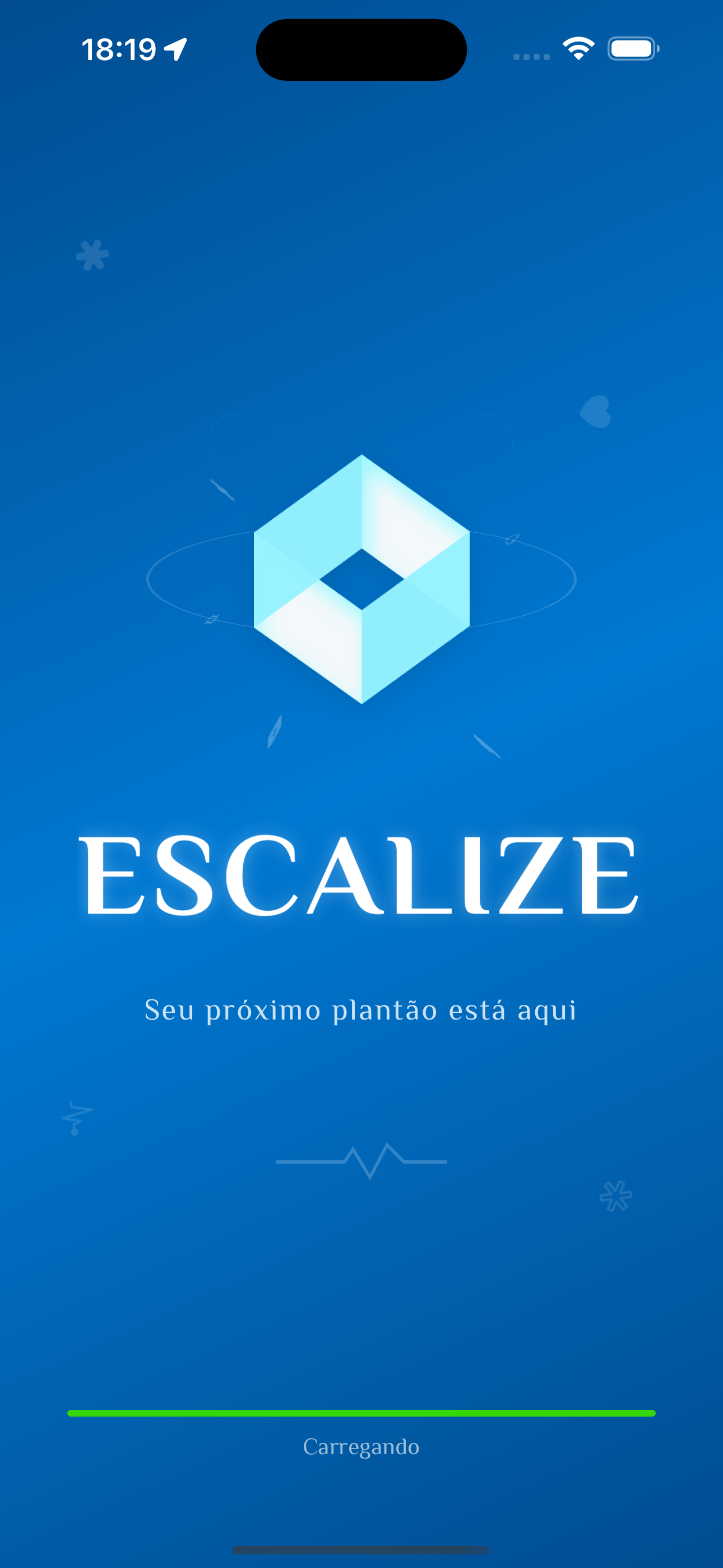 Escalize app splash screen